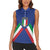 Italy Football 2024 Go Champion Women Sleeveless Polo Shirt