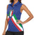 Italy Football 2024 Go Champion Women Sleeveless Polo Shirt