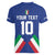 Italy Football 2024 Go Champion Women V-Neck T-Shirt