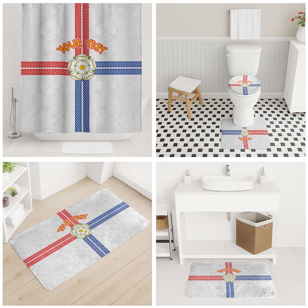 Personalized Yorkshire Celtic Heritage Bathroom Set Cross Style - Wonder Print Shop