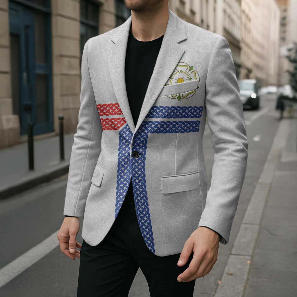 Personalized Yorkshire Celtic Heritage Blazer Cross Style - Wonder Print Shop