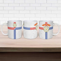 Personalized Yorkshire Celtic Heritage Ceramic Mug Cross Style - Wonder Print Shop