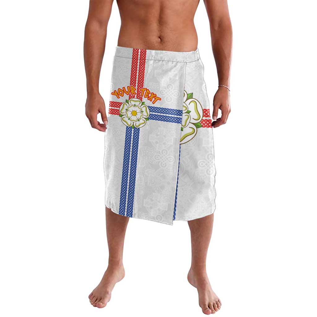 Personalized Yorkshire Celtic Heritage Lavalava Cross Style - Wonder Print Shop