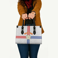 Personalized Yorkshire Celtic Heritage Leather Bag Cross Style - Wonder Print Shop