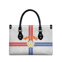 Personalized Yorkshire Celtic Heritage Leather Bag Cross Style - Wonder Print Shop