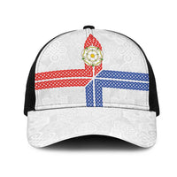 Yorkshire Celtic Heritage Mesh Trucker Cap Cross Style - Wonder Print Shop