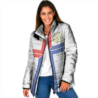 Personalized Yorkshire Celtic Heritage Padded Jacket Cross Style - Wonder Print Shop