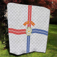 Personalized Yorkshire Celtic Heritage Quilt Cross Style - Wonder Print Shop