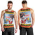 Deutschland Frohe Weihnachten Men Tank Top Funny Der Weihnachtsmann and Krampus Drink Beer Together - Wonder Print Shop