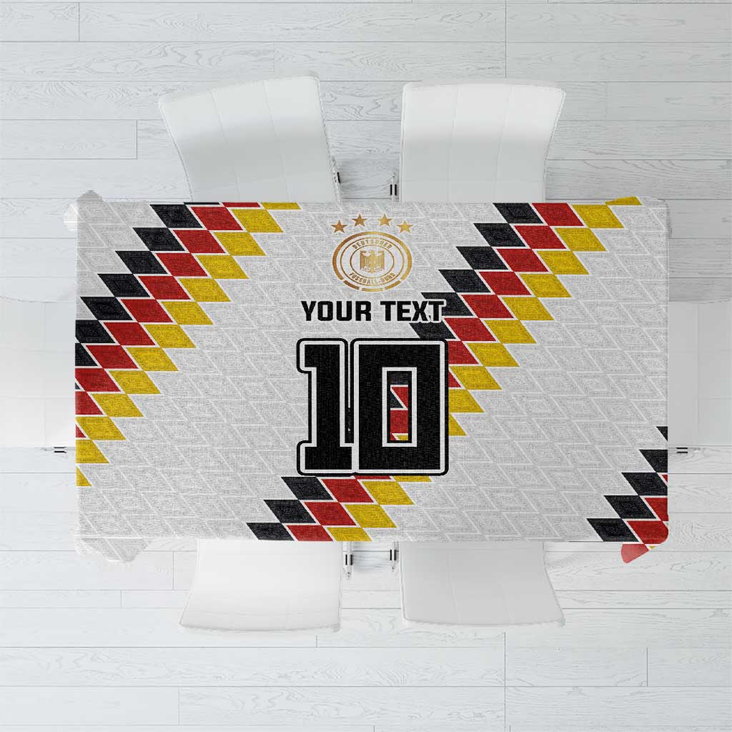 Custom Germany National Football Tablecloth Inspired German Flag and Bavarian Renaissance Motifs - Wonder Print Shop
