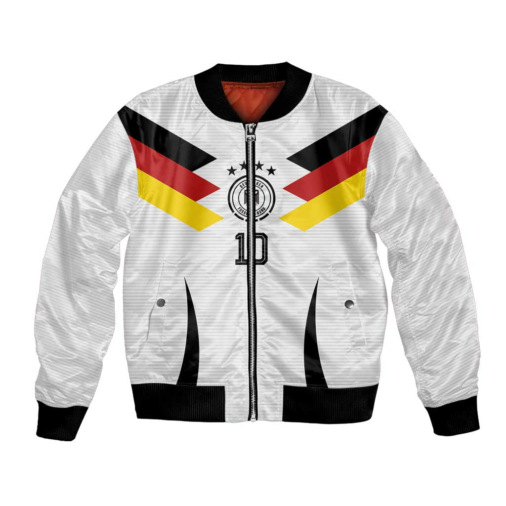 Custom Germany National Football Bomber Jacket Die Mannschaft 2026 - Wonder Print Shop
