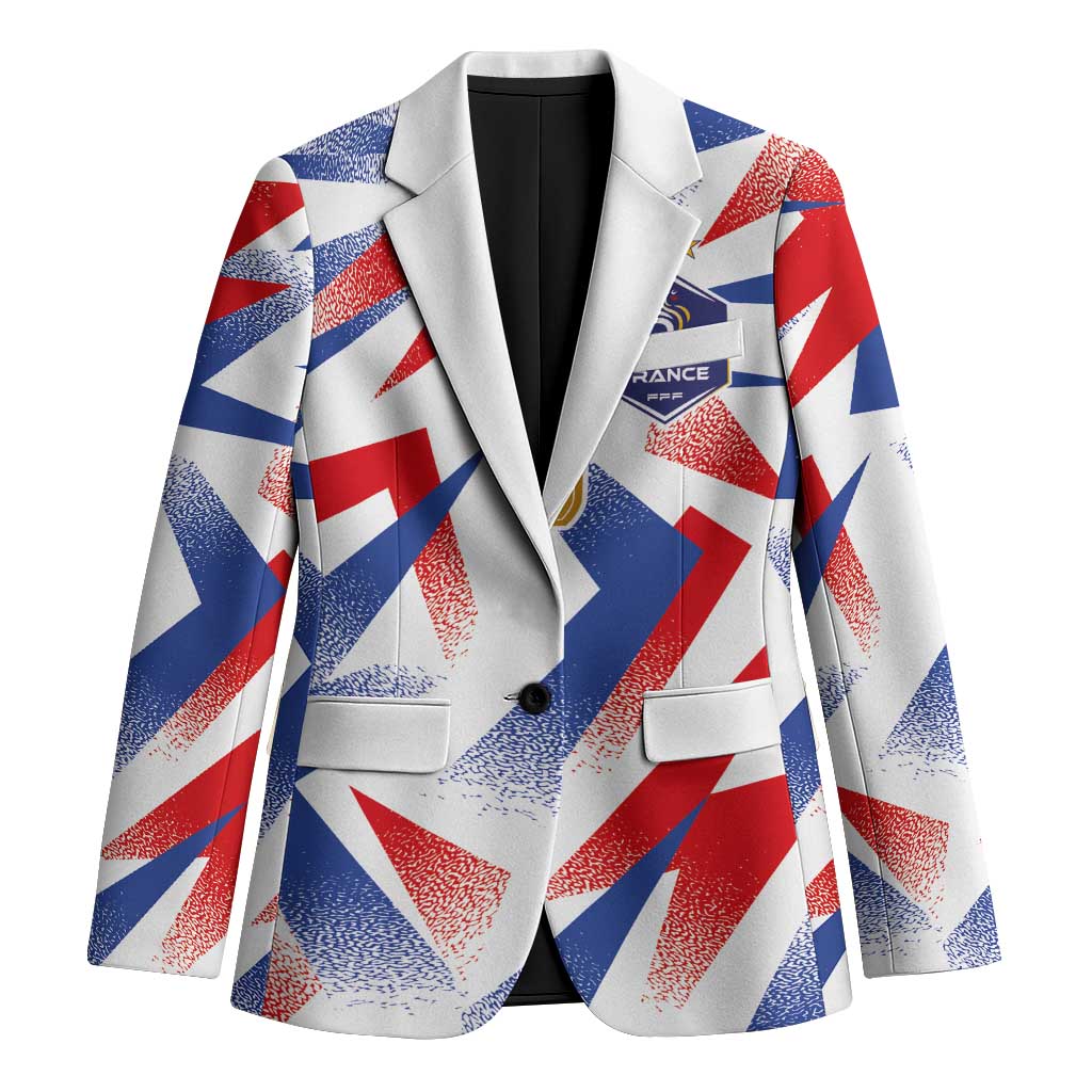 Custom France National Football Blazer Flag-Inspired Graphics - Wonder Print Shop