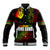 King of Reggae Baseball Jacket Jamaican Reggae One Love - Wonder Print Shop