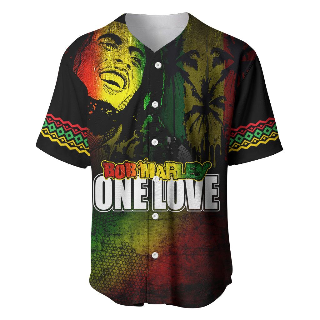 King of Reggae Baseball Jersey Jamaican Reggae One Love