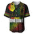 King of Reggae Baseball Jersey Jamaican Reggae One Love - Wonder Print Shop