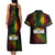 King of Reggae Couples Matching Tank Maxi Dress and Hawaiian Shirt Jamaican Reggae One Love - Wonder Print Shop