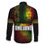 King of Reggae Family Matching Long Sleeve Bodycon Dress and Hawaiian Shirt Jamaican Reggae One Love - Wonder Print Shop