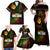 King of Reggae Family Matching Off Shoulder Maxi Dress and Hawaiian Shirt Jamaican Reggae One Love - Wonder Print Shop