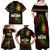 King of Reggae Family Matching Off Shoulder Maxi Dress and Hawaiian Shirt Jamaican Reggae One Love - Wonder Print Shop