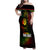 King of Reggae Family Matching Off Shoulder Maxi Dress and Hawaiian Shirt Jamaican Reggae One Love - Wonder Print Shop