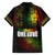 King of Reggae Family Matching Off Shoulder Short Dress and Hawaiian Shirt Jamaican Reggae One Love - Wonder Print Shop