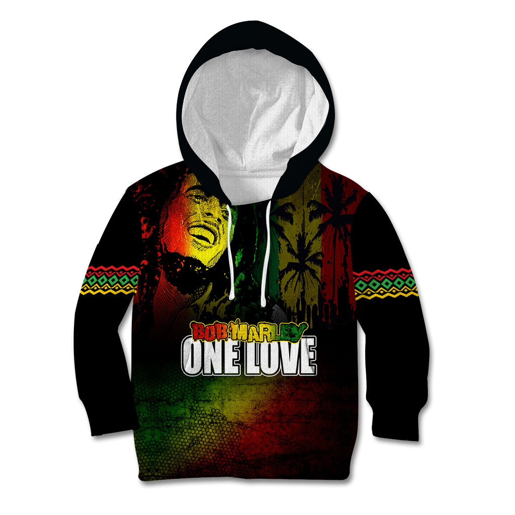 King of Reggae Kid Hoodie Jamaican Reggae One Love