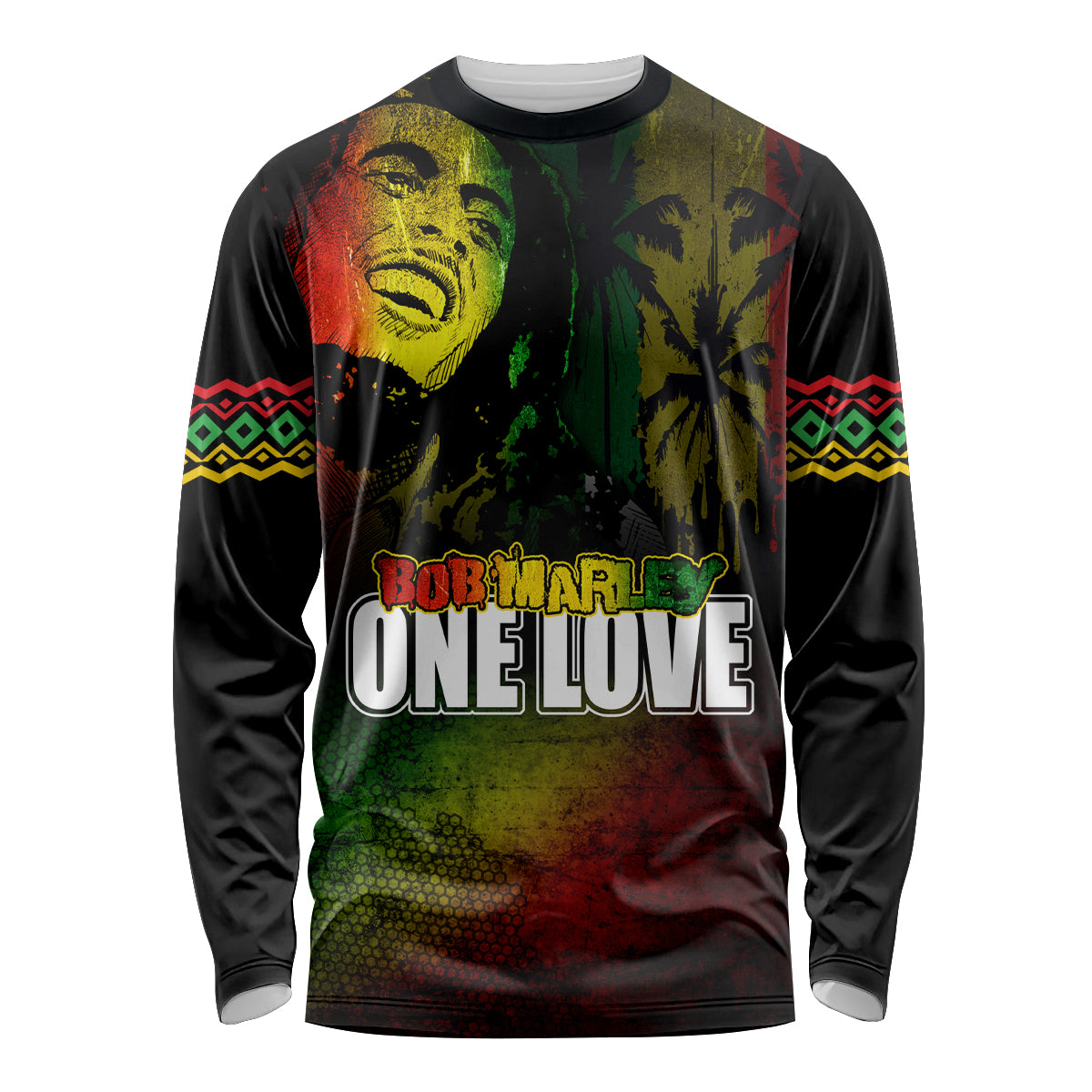 King of Reggae Long Sleeve Shirt Jamaican Reggae One Love