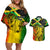 Jamaican Reggae Singer Couples Matching Off Shoulder Short Dress and Hawaiian Shirt B-Marley Reggae Grunge - Wonder Print Shop