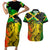 Jamaican Reggae Singer Couples Matching Short Sleeve Bodycon Dress and Hawaiian Shirt B-Marley Reggae Grunge - Wonder Print Shop