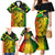 Jamaican Reggae Singer Family Matching Mermaid Dress and Hawaiian Shirt B-Marley Reggae Grunge - Wonder Print Shop