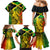 Jamaican Reggae Singer Family Matching Mermaid Dress and Hawaiian Shirt B-Marley Reggae Grunge - Wonder Print Shop