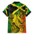 Jamaican Reggae Singer Family Matching Mermaid Dress and Hawaiian Shirt B-Marley Reggae Grunge - Wonder Print Shop