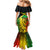 Jamaican Reggae Singer Family Matching Mermaid Dress and Hawaiian Shirt B-Marley Reggae Grunge - Wonder Print Shop