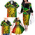 Jamaican Reggae Singer Family Matching Off The Shoulder Long Sleeve Dress and Hawaiian Shirt B-Marley Reggae Grunge - Wonder Print Shop