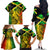 Jamaican Reggae Singer Family Matching Off The Shoulder Long Sleeve Dress and Hawaiian Shirt B-Marley Reggae Grunge - Wonder Print Shop