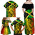 Jamaican Reggae Singer Family Matching Off Shoulder Maxi Dress and Hawaiian Shirt B-Marley Reggae Grunge - Wonder Print Shop