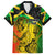 Jamaican Reggae Singer Family Matching Off Shoulder Short Dress and Hawaiian Shirt B-Marley Reggae Grunge - Wonder Print Shop