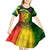 Jamaican Reggae Singer Kid Short Sleeve Dress B-Marley Reggae Grunge