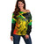 Jamaican Reggae Singer Off Shoulder Sweater B-Marley Reggae Grunge