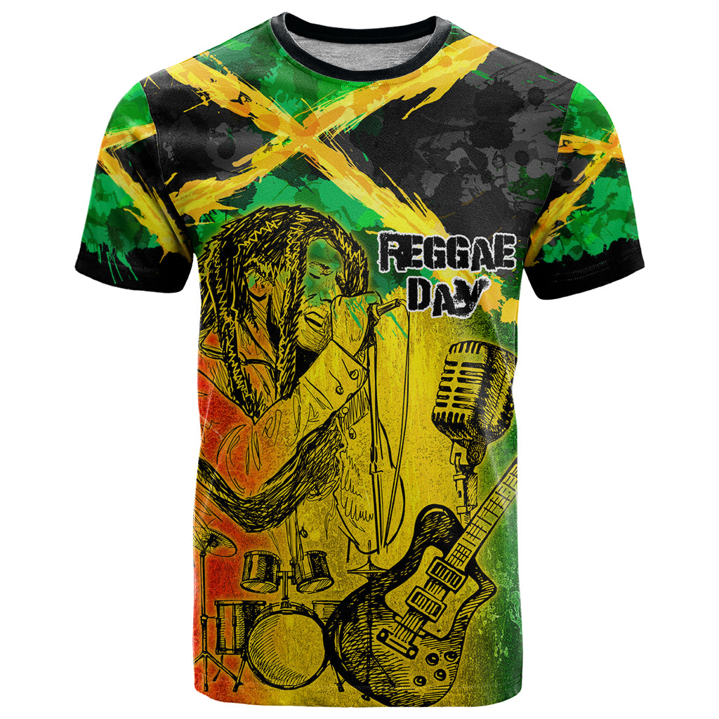 Jamaican Reggae Singer T Shirt B-Marley Reggae Grunge