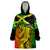 Jamaican Reggae Singer Wearable Blanket Hoodie B-Marley Reggae Grunge