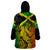 Jamaican Reggae Singer Wearable Blanket Hoodie B-Marley Reggae Grunge