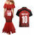 Custom Austria Football 2024 Go Champion Couples Matching Mermaid Dress and Hawaiian Shirt Home Color - Wonder Print Shop