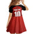 Custom Austria Football 2024 Go Champion Kid Short Sleeve Dress Home Color - Wonder Print Shop