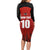 Custom Austria Football 2024 Go Champion Long Sleeve Bodycon Dress Home Color - Wonder Print Shop