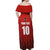 Custom Austria Football 2024 Go Champion Off Shoulder Maxi Dress Home Color - Wonder Print Shop