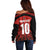 Custom Austria Football 2024 Go Champion Off Shoulder Sweater Home Color - Wonder Print Shop