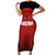 Custom Austria Football 2024 Go Champion Short Sleeve Bodycon Dress Home Color - Wonder Print Shop