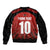 Custom Austria Football 2024 Go Champion Sleeve Zip Bomber Jacket Home Color - Wonder Print Shop