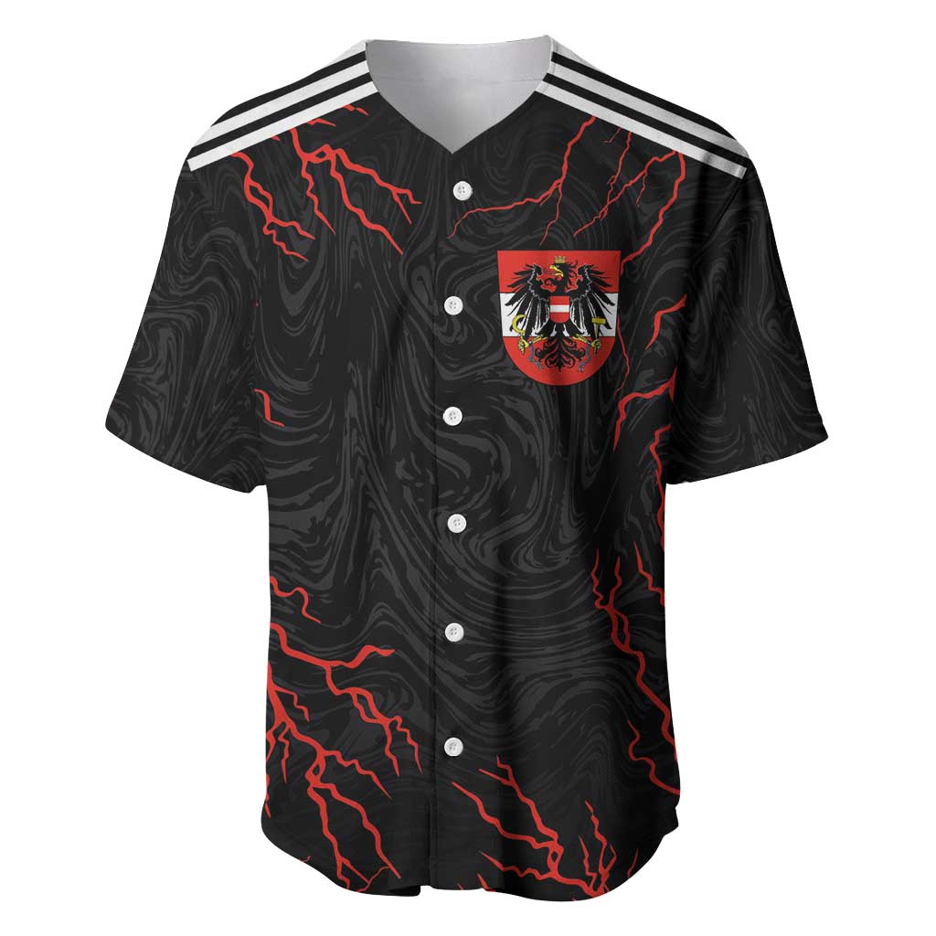 Custom Austria Football 2024 Go Champion Baseball Jersey Away Color - Wonder Print Shop